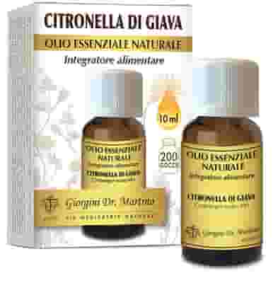CITRONELLA GIAVA OLIO ESSENZIALE NATURALE 10 ML