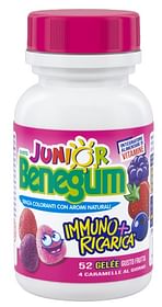 Benegum J Immuno + Ricarica Frutti Rossi 156 G
