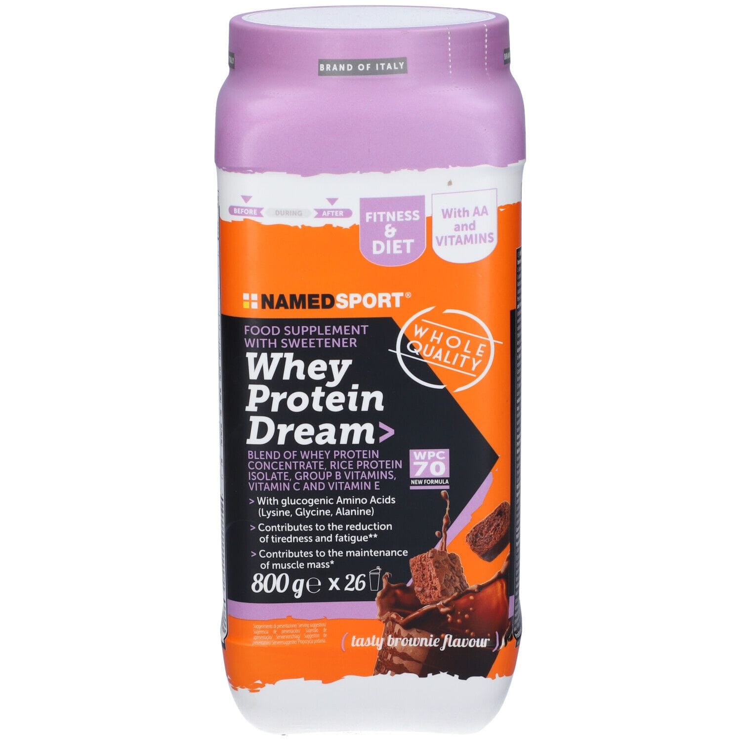 WHEY PROTEIN DREAM TASTY BROWNIE 800 G