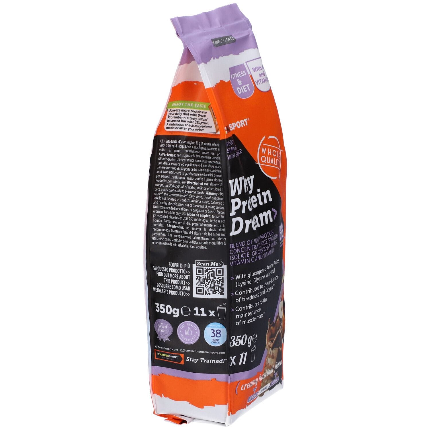 WHEY PROTEIN DREAM CREAMY HAZELNUT 350 G