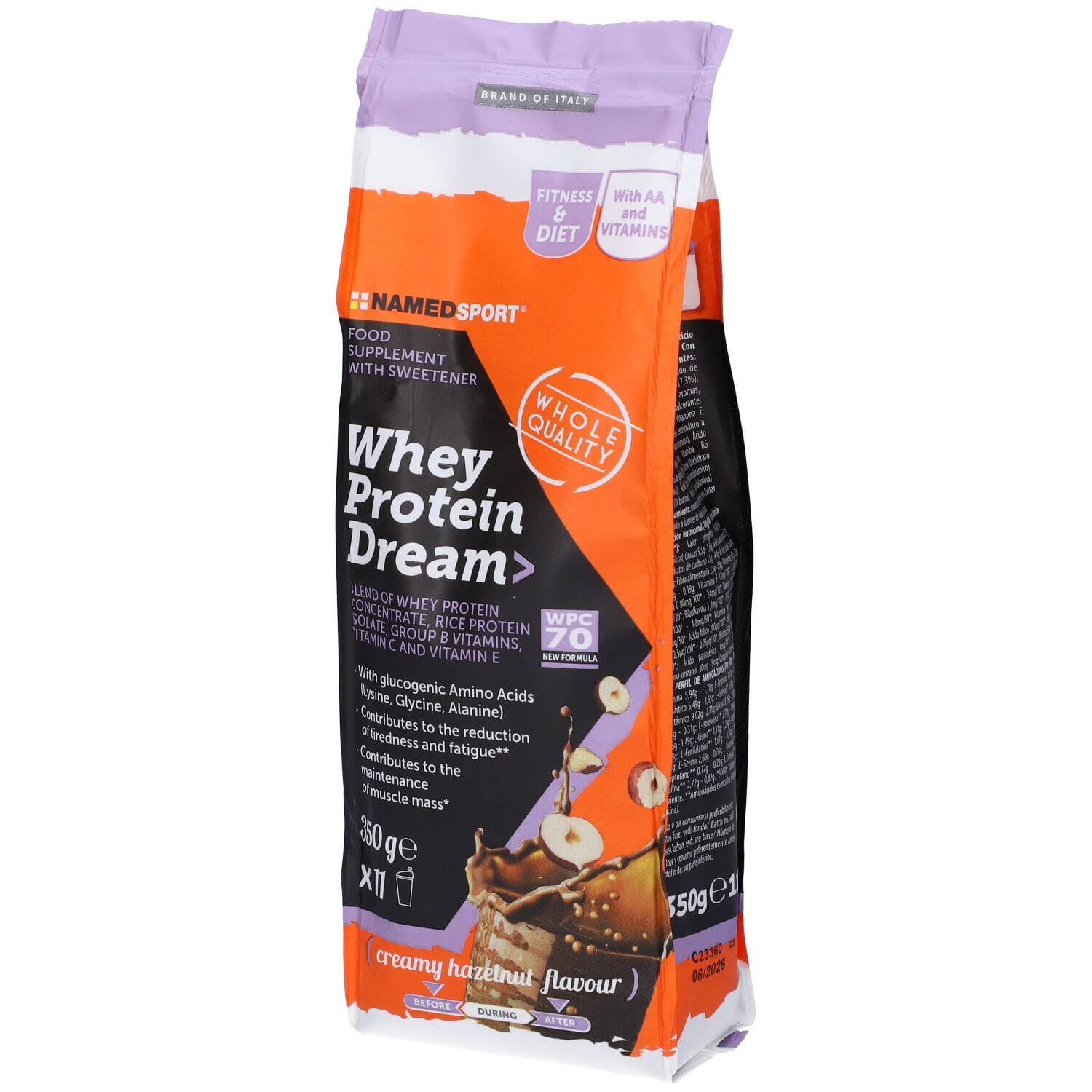 WHEY PROTEIN DREAM CREAMY HAZELNUT 350 G