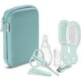 AVENT SET CURA BAMBINO 1 FORBICINA + 1 LIMETTA + 1 TAGLIUNGHIE + 1 SPAZZOLINO DA DITO + 1 PETTINE + 1 SPAZZOLA + 1 ASPIRATORE NASALE
