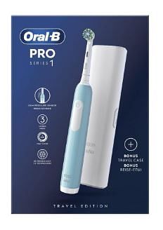 Oralb Pro 1 Blu Spazzolino Elettrico+Tc