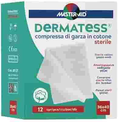 GARZA IDROFILA DERMATESS COTONE 36X40 12 PEZZI