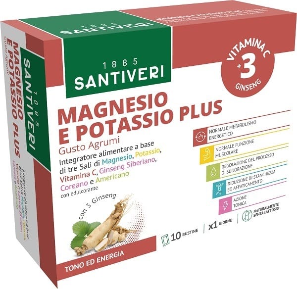 Magnesio & Potassio Plus Sali Minerali 10 Bustine