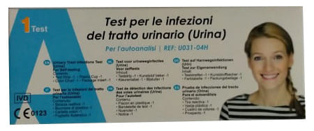 Test Rapido All Test Infezioni Tratto Urinario Autodiagnostico Rilevazione Qualitativa Sangue/Proteine/Nitriti/Leucociti Nelle Urine