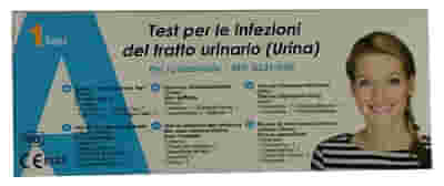 TEST RAPIDO ALL TEST INFEZIONI TRATTO URINARIO AUTODIAGNOSTICO RILEVAZIONE QUALITATIVA SANGUE/PROTEINE/NITRITI/LEUCOCITI NELLE URINE