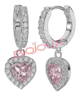 BJT314 ORECCHINI ALMA ROSE STAINLESS STEEL