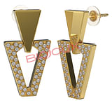 BJT328 ORECCHINI EMILY GOLD PLATED