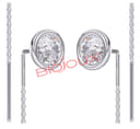 BJT331 ORECCHINI GWENDA SWAROVSKI STAINLESS STEEL