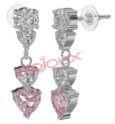BJT333 ORECCHINI DONNA ROSE STAINLESS STEEL