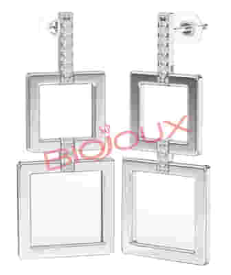 BJT334 ORECCHINI BRENDA 39 MM STAINLESS STEEL