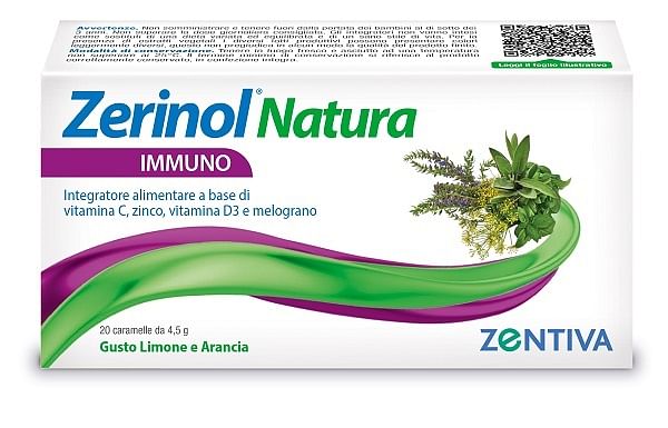 Zerinol Natura Immuno 20 Caramelle