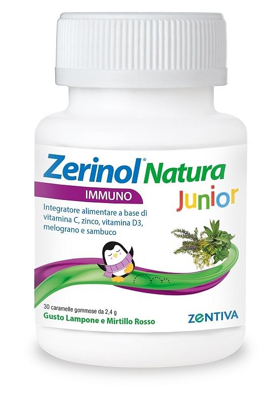 Zerinol Natura Immuno Junior 30 Caramelle Gommose