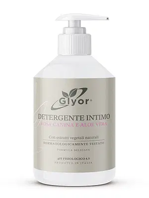GLYOR DETERGENTE INTIMO ROSA CANINA E ALOE VERA 500 ML GLYOR DETERGENTE INTIMO ROSA CANINA E ALOE VERA 500 ML