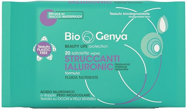 Biogenya Struccante Salviettina Ialuronico 20 Pezzi