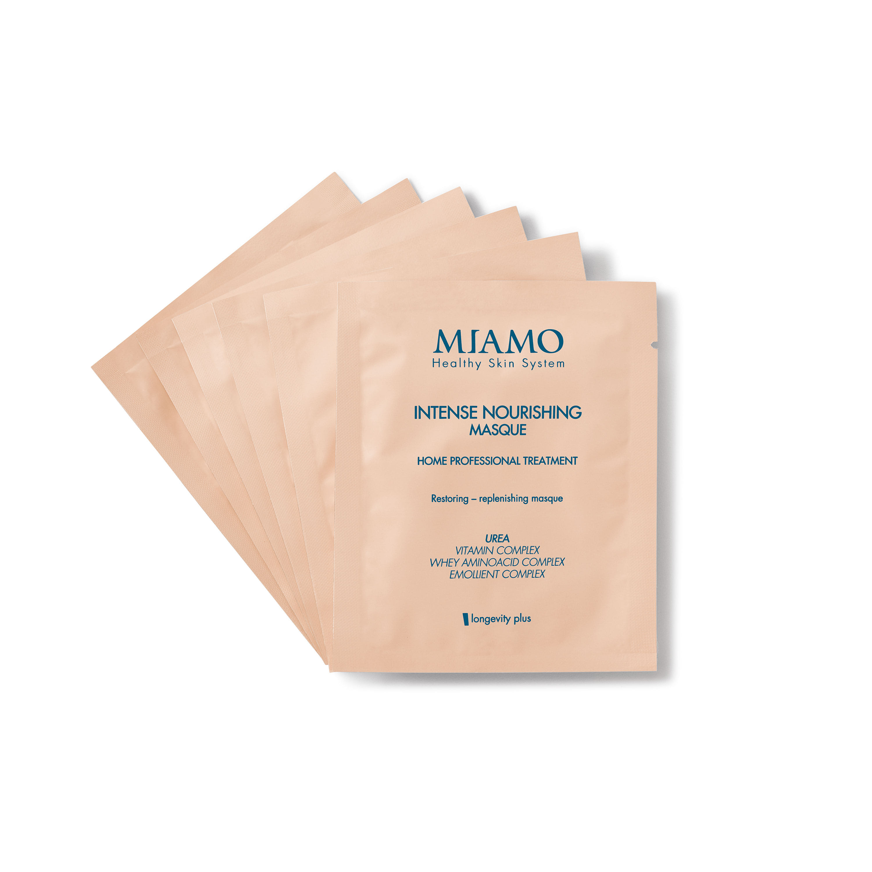 MIAMO LONGEVITY PLUS INTENSE NOURISHING MASQUE BOX 6 PEZZI