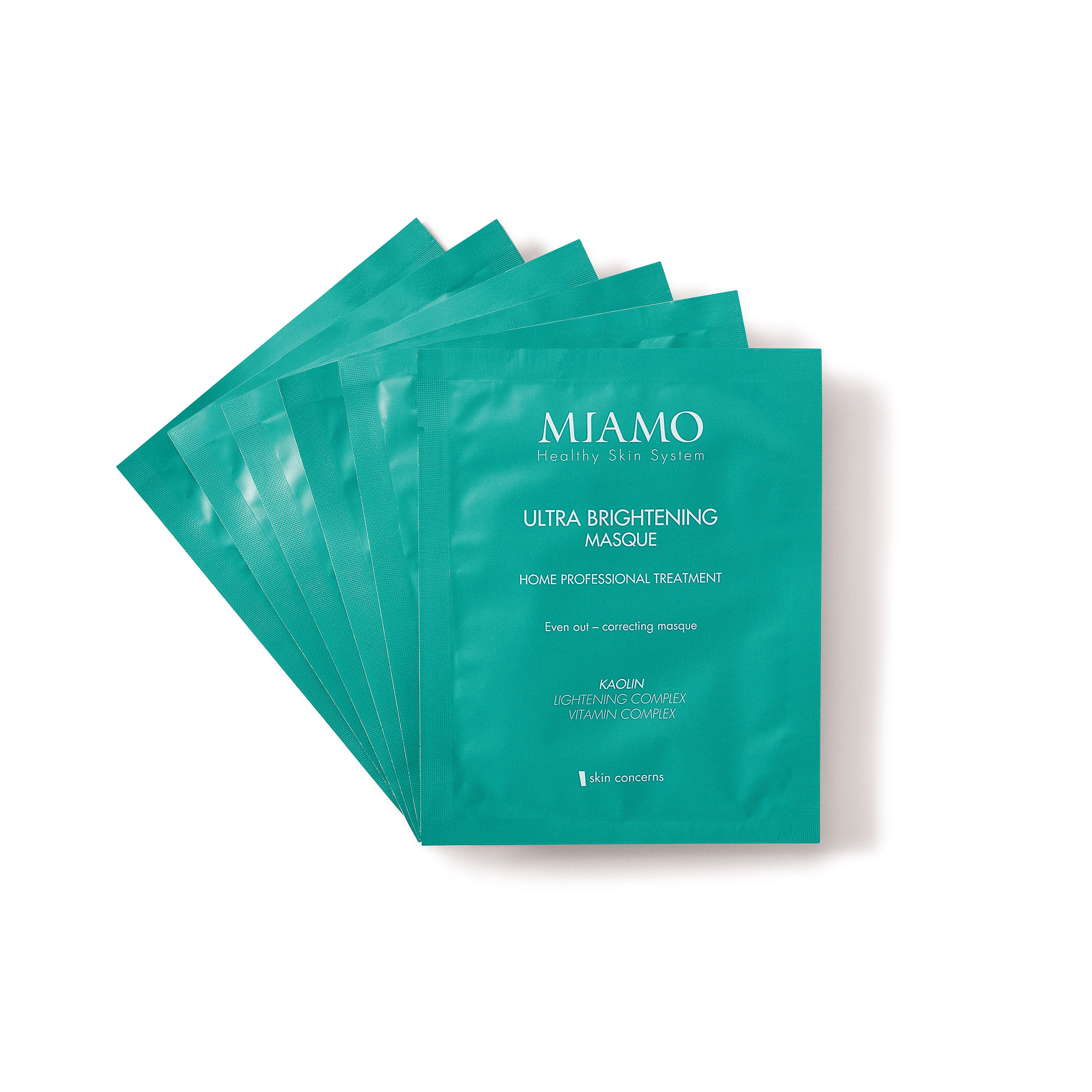 MIAMO SKIN CONCERNS ULTRA BRIGHTENING MASQUE BOX 6 PEZZI