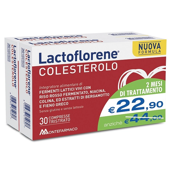 Lactoflorene Colesterolo Bipack 30 Capsule + 30 Capsule