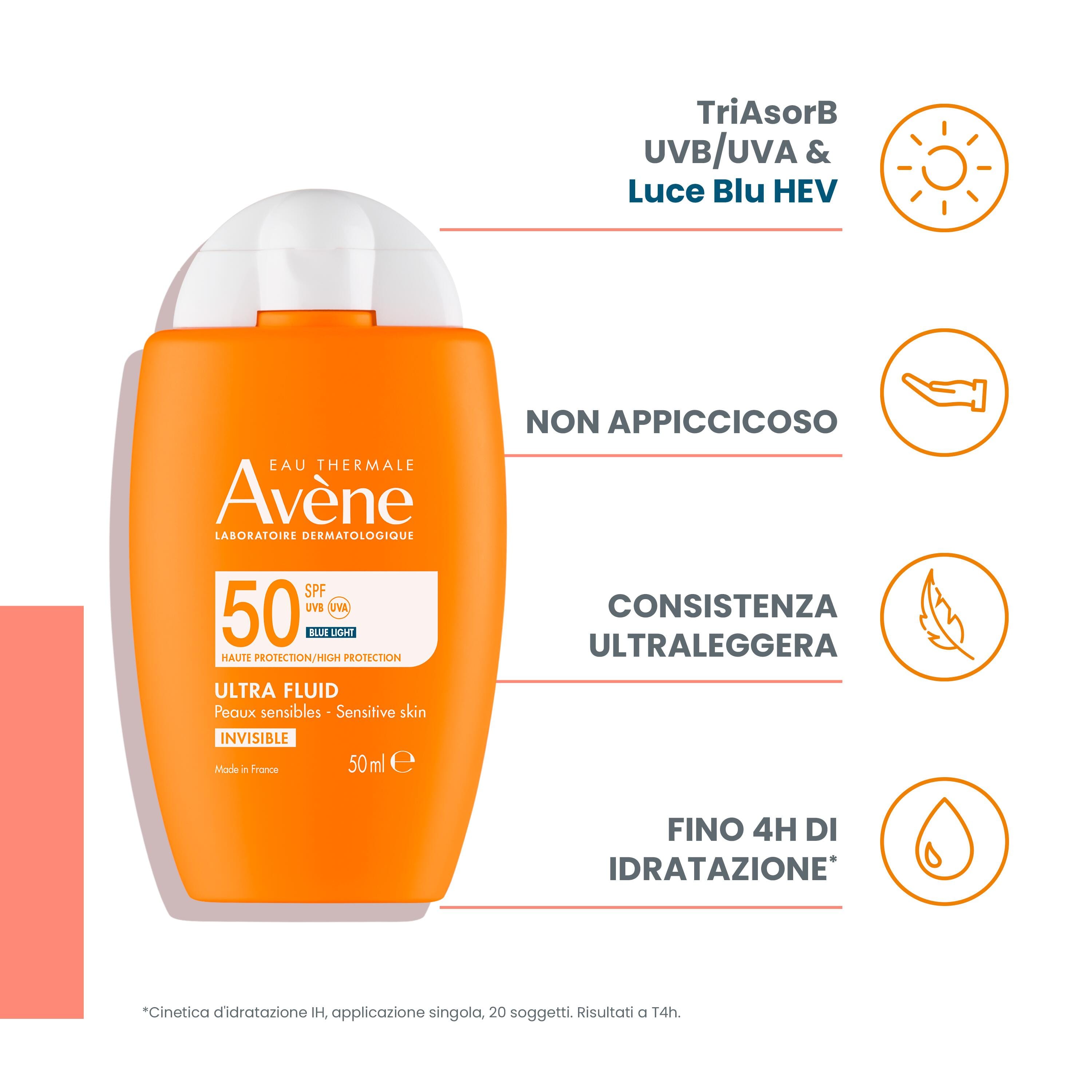 EAU THERMALE AVENE SOLARE ULTRA FLUID SPF50 50 ML