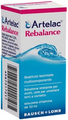 GOCCE OCULARI MULTIDOSE ARTELAC REBALANCE SENZA CONSERVANTI 10 ML GOCCE OCULARI MULTIDOSE ARTELAC REBALANCE SENZA CONSERVANTI 10 ML