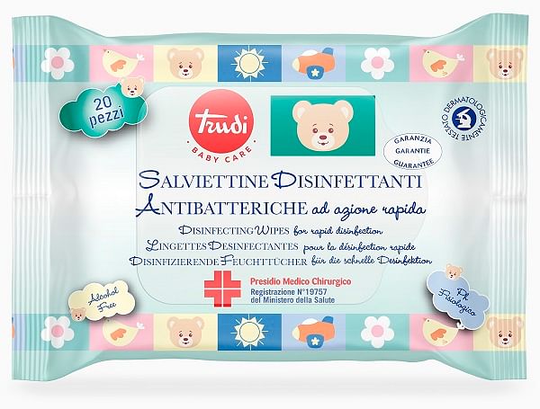 Trudi Baby Care Salviettine Disinfettanti Pmc 20 Pezzi