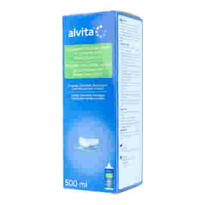 SOLUZIONE UNICA LENTI A CONTATTO CON ACIDO IALURONICO ALVITA 500 ML