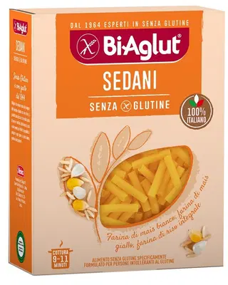 BIAGLUT PASTA SENZA GLUTINE SEDANI 400 G BIAGLUT PASTA SENZA GLUTINE SEDANI 400 G