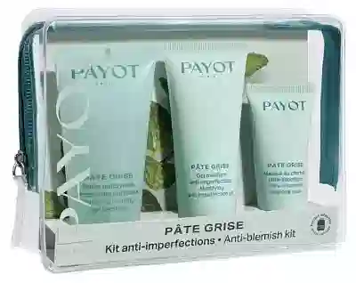 PAYOT TROUSSE PATE GRISE ANTI IMPERFEZIONI 1 GELEE NETTOYANTE 50 ML + 1 GEL MATIFIANT ANTI IMPERFECTION 30 ML + 1 MASQUE AU CHARBON 15 ML