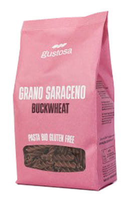 PASTA GUSTOSA 100% GRANO SARACENO BIO FUSILLI 340 G