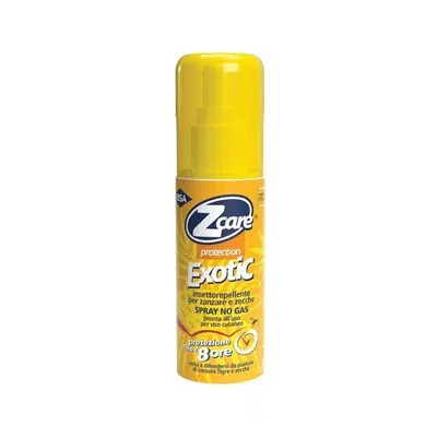 ZCARE PROTECTION EXOTIC INSETTOREPELLENTE ZANZARE E ZECCHE SPRAY NO GAS 100 ML ZCARE PROTECTION EXOTIC INSETTOREPELLENTE ZANZARE E ZECCHE SPRAY NO GAS 100 ML
