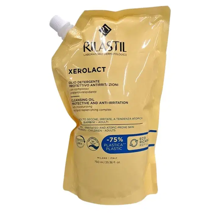 Rilastil Xerolact Olio Detergente Ricarica 750 Ml