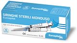 SIRINGA MONOUSO EUROSPITAL STERILE CAPACITA' 5 ML 10 PEZZI