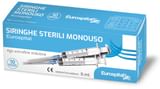 SIRINGA STERILE MONOUSO EUROSPITAL 5 ML 10 PEZZI