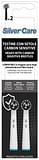 SILVERCARE CARBON 2 TESTINE RICAMBIO COMPATIBILI ORAL B