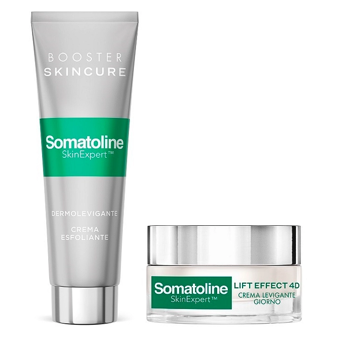 Somatoline Skin Expert Cofanetto Viso Giorno 1 Esfoliante Viso 20 Ml + 1 Siero Viso 30 Ml + 1 Crema Viso 15 Ml