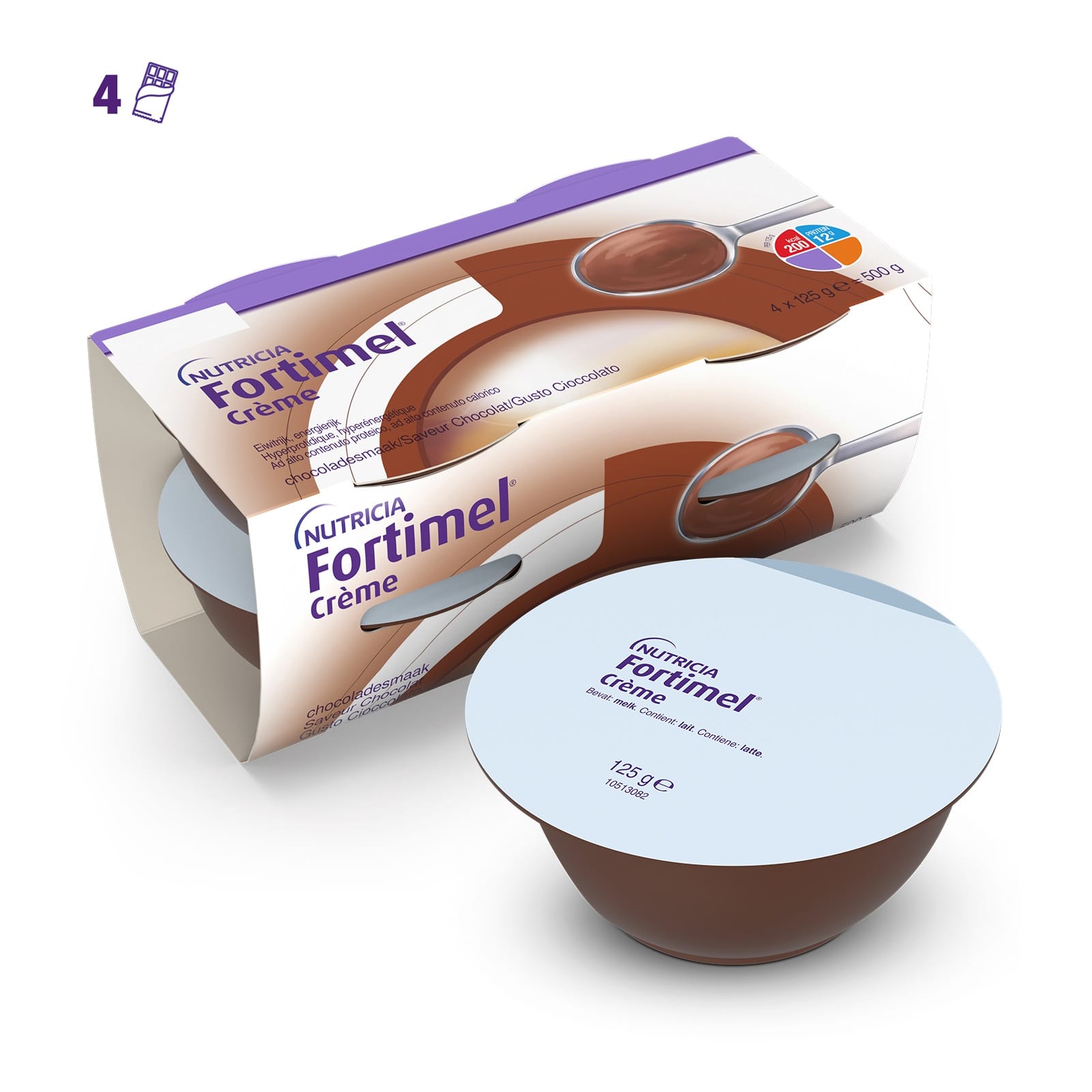 FORTIMEL CREME CIOCCOLATO 4 PEZZI DA 125 G
