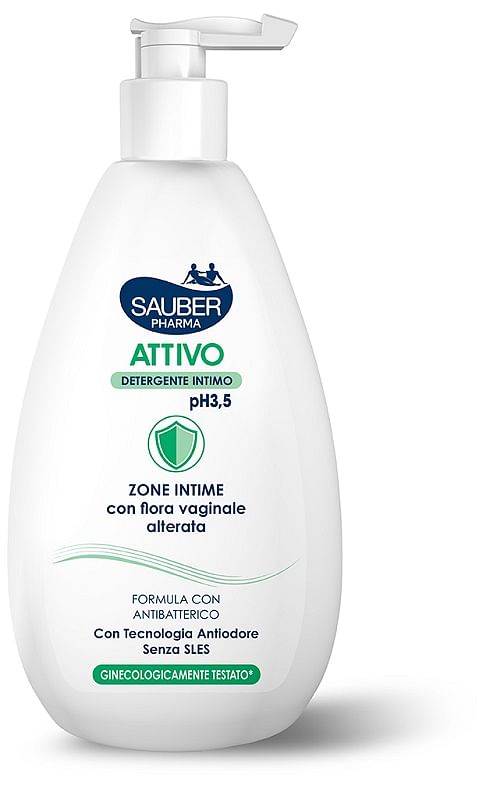 Sauber Detergente Intimo Attivo 500 Ml