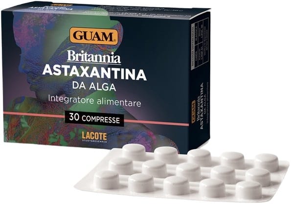 GUAM BRITANNIA ASTAXANTINA 30 COMPRESSE DA 550 MG