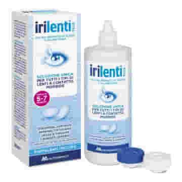SOLUZIONE UNICA PER LENTI A CONTATTO IRILENTI 2 PEZZI DA 360 ML