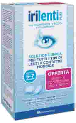 SOLUZIONE UNICA PER LENTI A CONTATTO IRILENTI 2 PEZZI 360 ML + 100 ML
