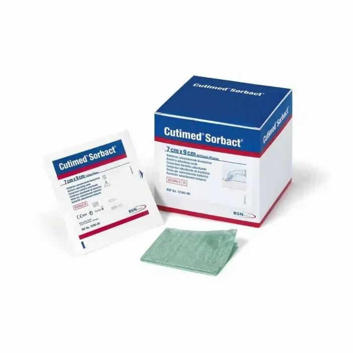 Garza Medicazione Di Cattura Di Batteri E Funghi Cutimed Sorbact 7 X9 Cm 5 Pezzi