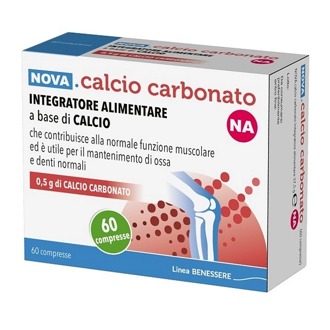 Nova Calcio Carbonato Na 0,5 G 60 Compresse