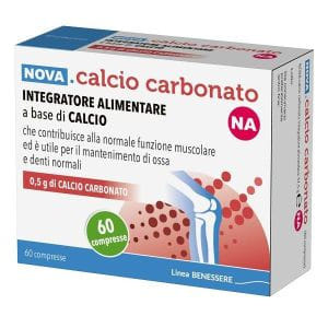 NOVA CALCIO CARBONATO NA 0,5G 60 COMPRESSE