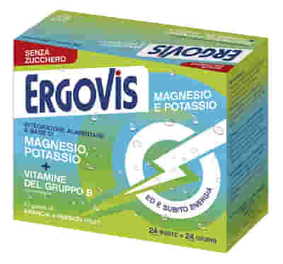 ERGOVIS MG+K VITAMINE B SENZA ZUCCHERO 24 BUSTINE