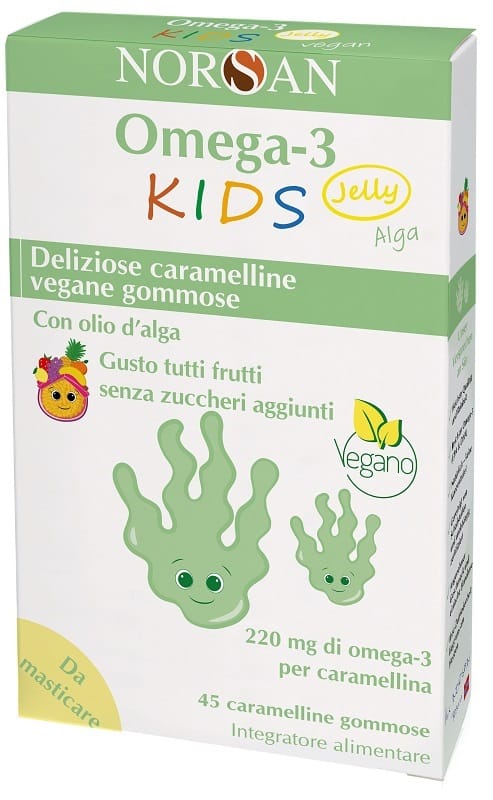 Norsan Omega 3 Kids Jelly Alga 45 Caramelle Gommose