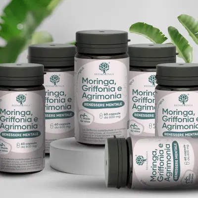 Integratore Benessere Mentale Moringa e Griffonia - 60 Capsule Integratore Benessere Mentale Moringa e Griffonia - 60 Capsule