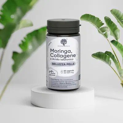 REDMORINGA MORINGA COLLAGENE ACIDO IALURONICO 60 CAPSULE REDMORINGA MORINGA COLLAGENE ACIDO IALURONICO 60 CAPSULE