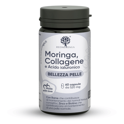 REDMORINGA MORINGA COLLAGENE ACIDO IALURONICO 60 CAPSULE REDMORINGA MORINGA COLLAGENE ACIDO IALURONICO 60 CAPSULE