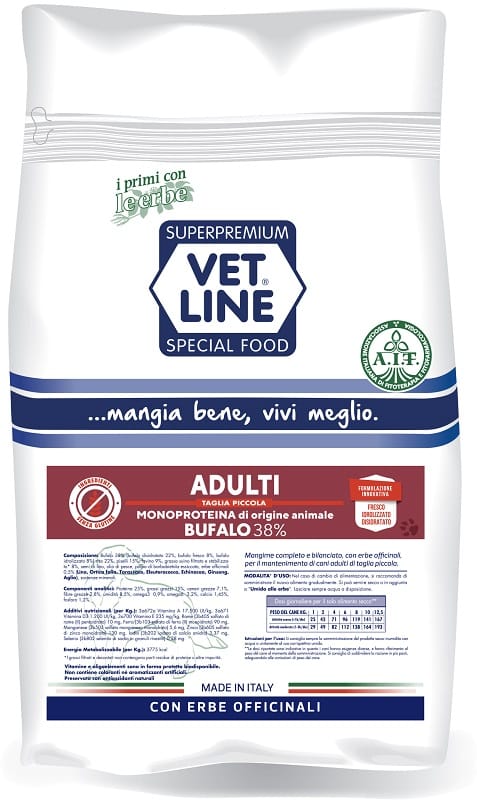 VET LINE ADULTO BUFALO TAGLIA PICCOLA 800 G